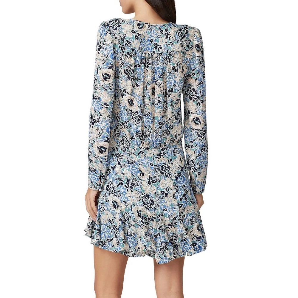 Veronica Beard Riggins Ashlynn Blue Floral mini dress - Picture 3 of 10